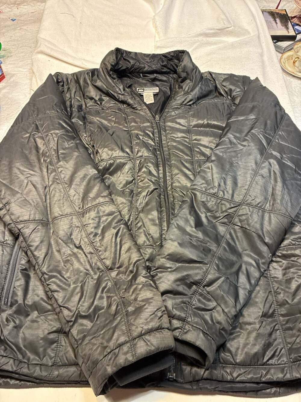 REI Recreational Equipment Inc Men's XL Pertex Quantum Black Quilted Insulated J